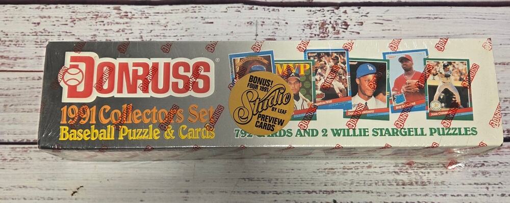 1991 Donruss Baseball Cards Factory Sealed Collectors Set Puzzle Cards MLB